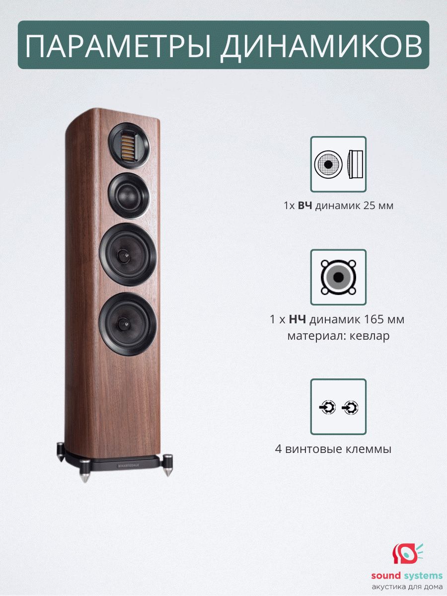 Wharfedale EVO 4.4, Walnut – купить напольную акустику по цене 139 990 ₽