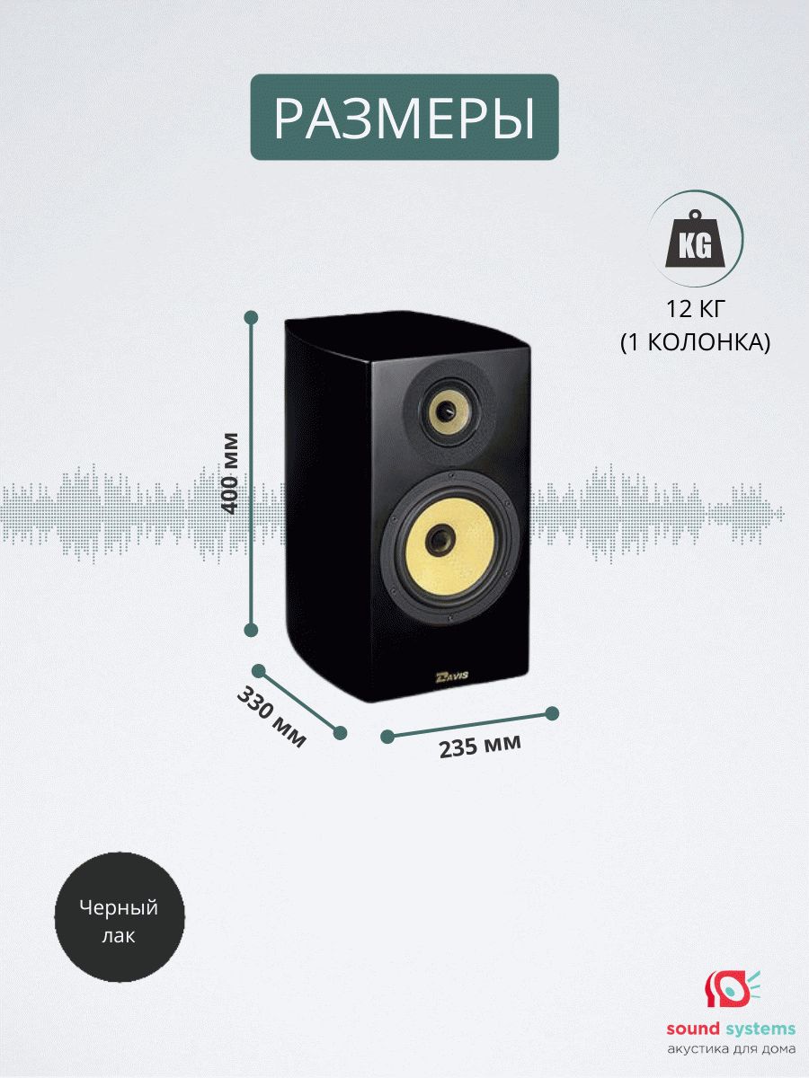 Davis Acoustics Monitor Premium, black piano – купить полочную акустику по  цене 198 000 ₽