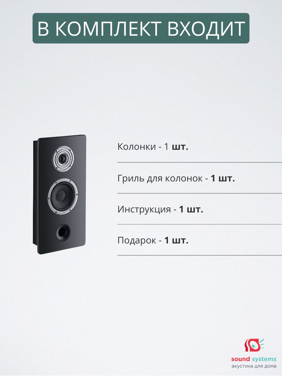 Heco Ambient 22 F, Black – купить настенную акустику по цене 39 900 ₽