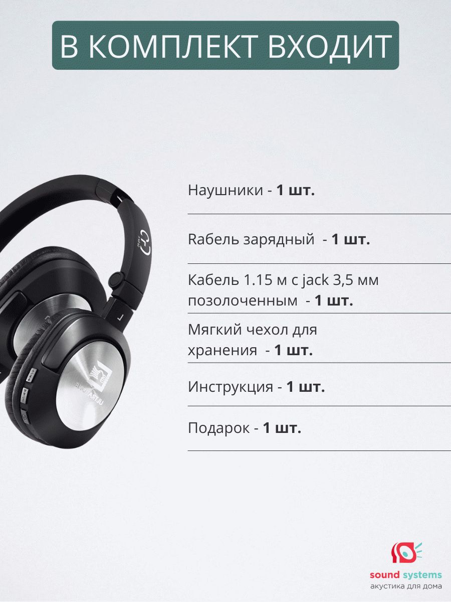 Ultrasone GO Bluetooth – купить наушники по цене 12 000 ₽