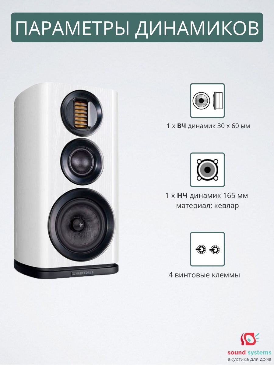 Wharfedale EVO 4.2, White Oak – купить полочную акустику по цене 75 990 ₽