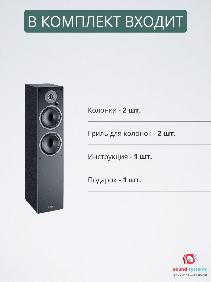 Magnat Monitor Reference 5A, Black – купить напольную акустику по цене 94  990 ₽