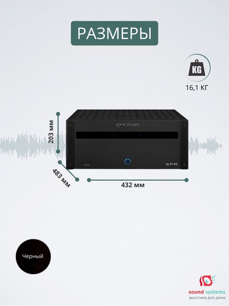 Emotiva XPA-2 Gen3 – купить усилитель мощности по цене 229 990 ₽